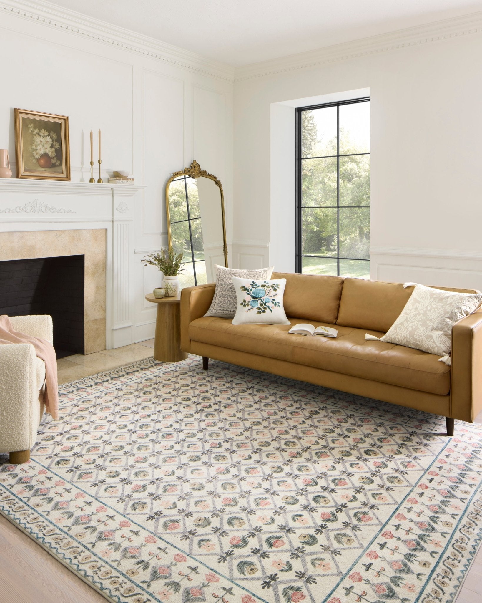 Lattice Rug in Ivory by Riffle Paper Co - Plain Jane Interiors