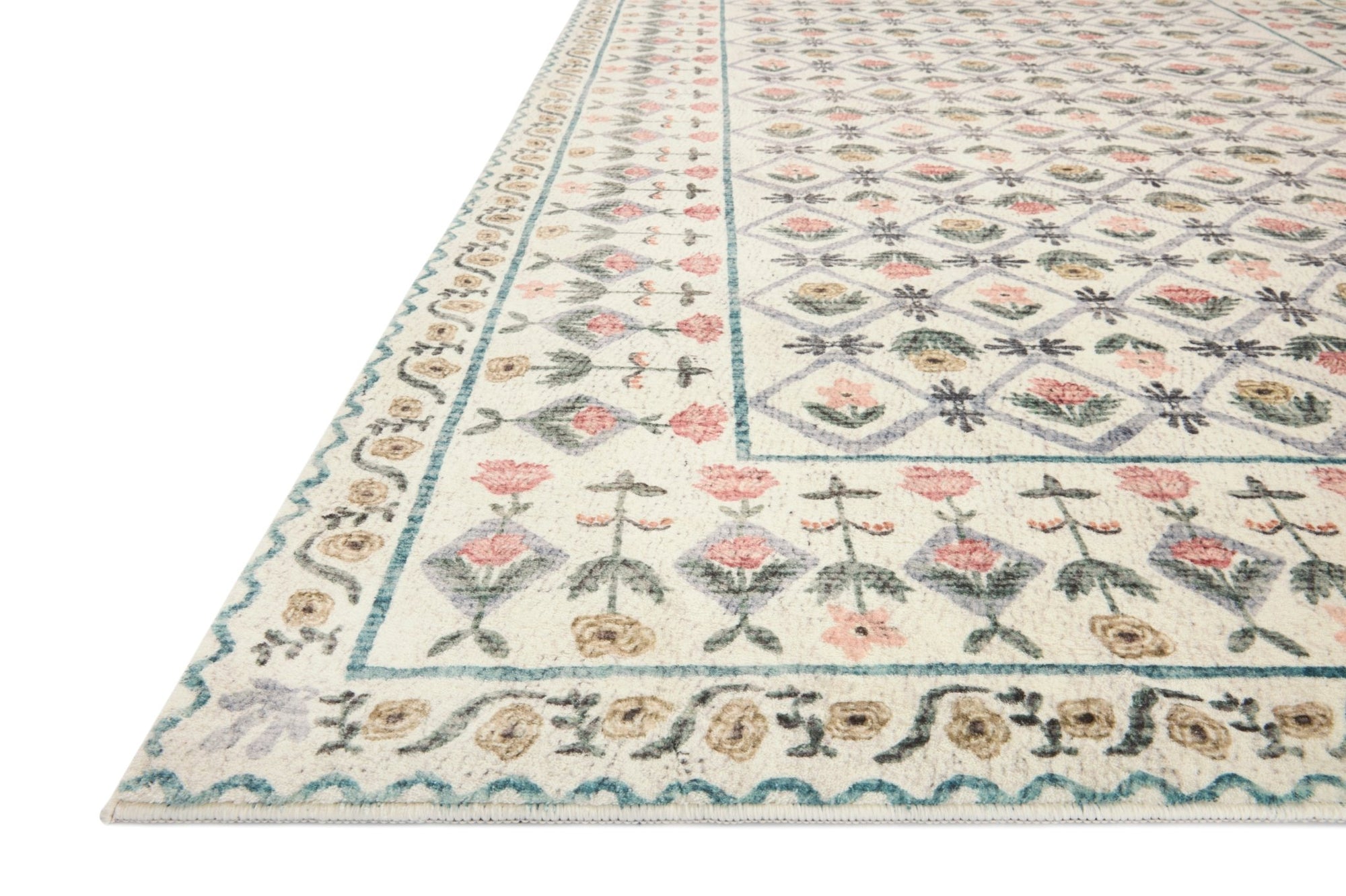 Lattice Rug in Ivory by Riffle Paper Co - Plain Jane Interiors