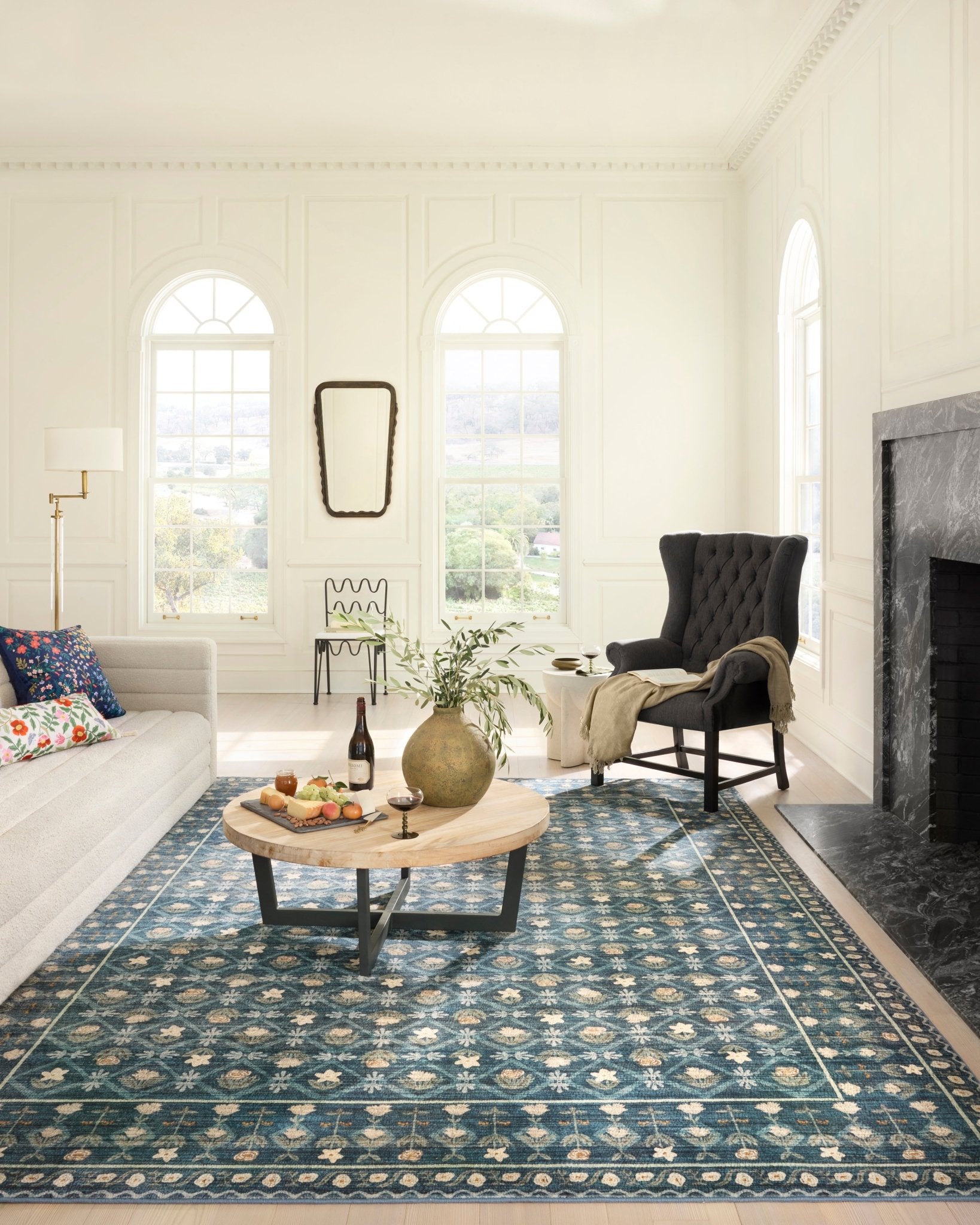 Lattice Rug in Ivory by Riffle Paper Co - Plain Jane Interiors