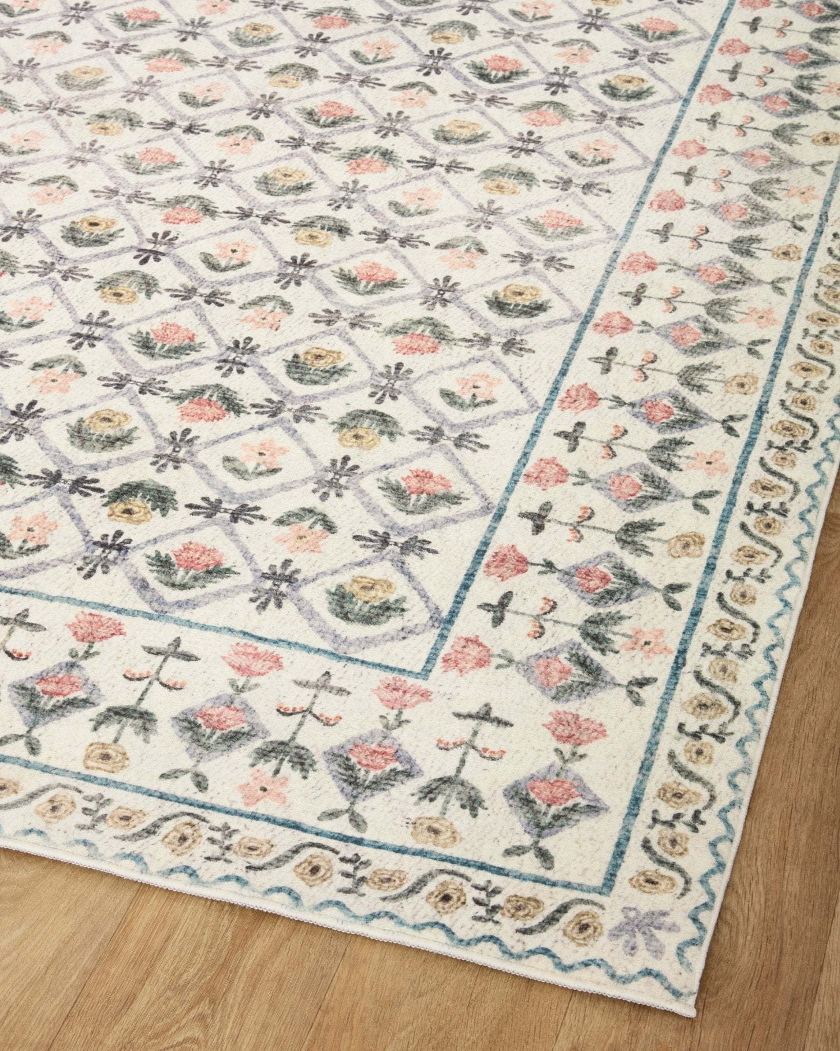 Lattice Rug in Ivory by Riffle Paper Co - Plain Jane Interiors