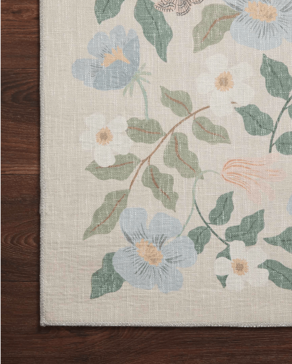 Primrose Charcoal Rug by Rifle Paper - Plain Jane Interiors