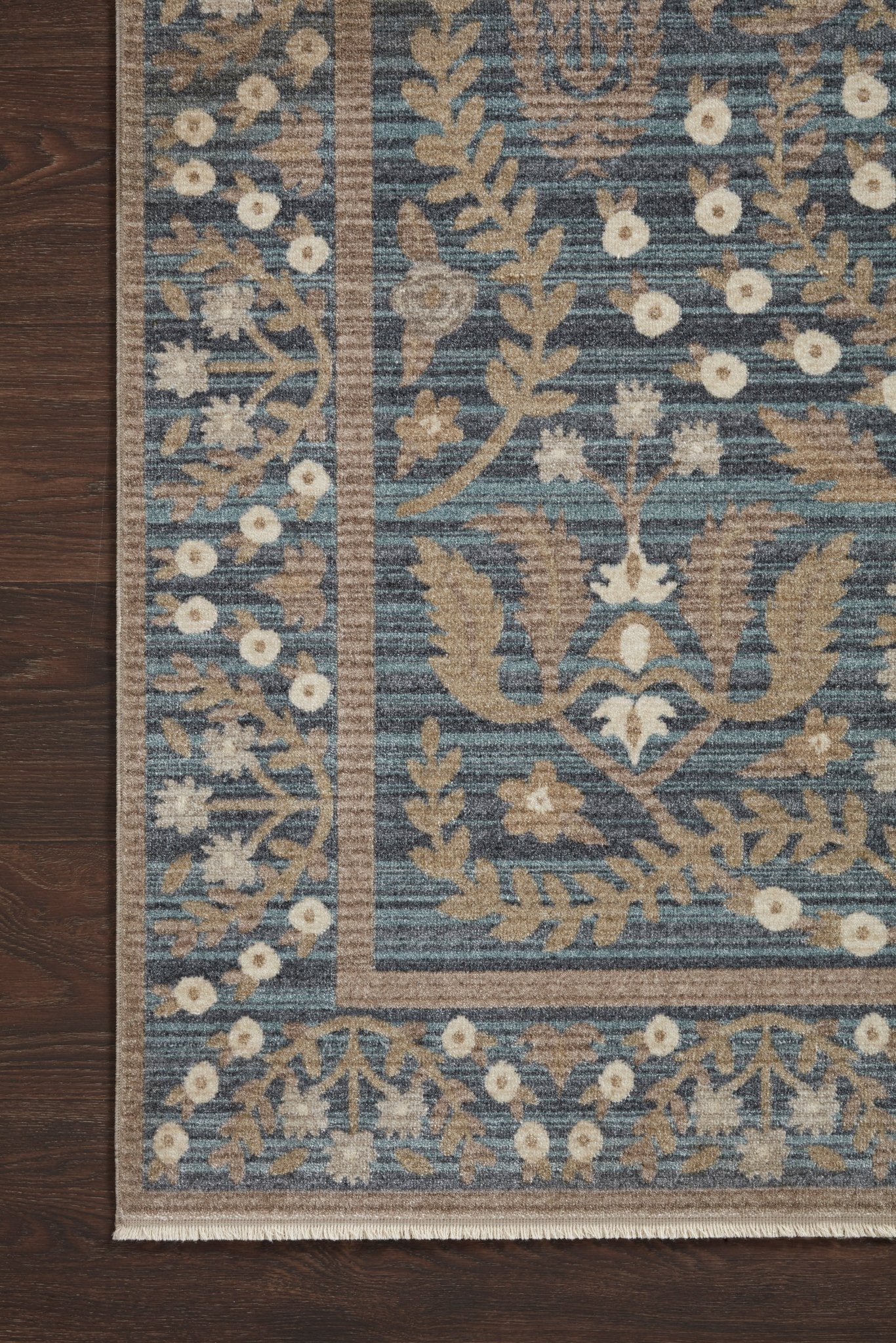 The Anika Navy Rug by Riffle Co Paper x Loloi - Plain Jane Interiors