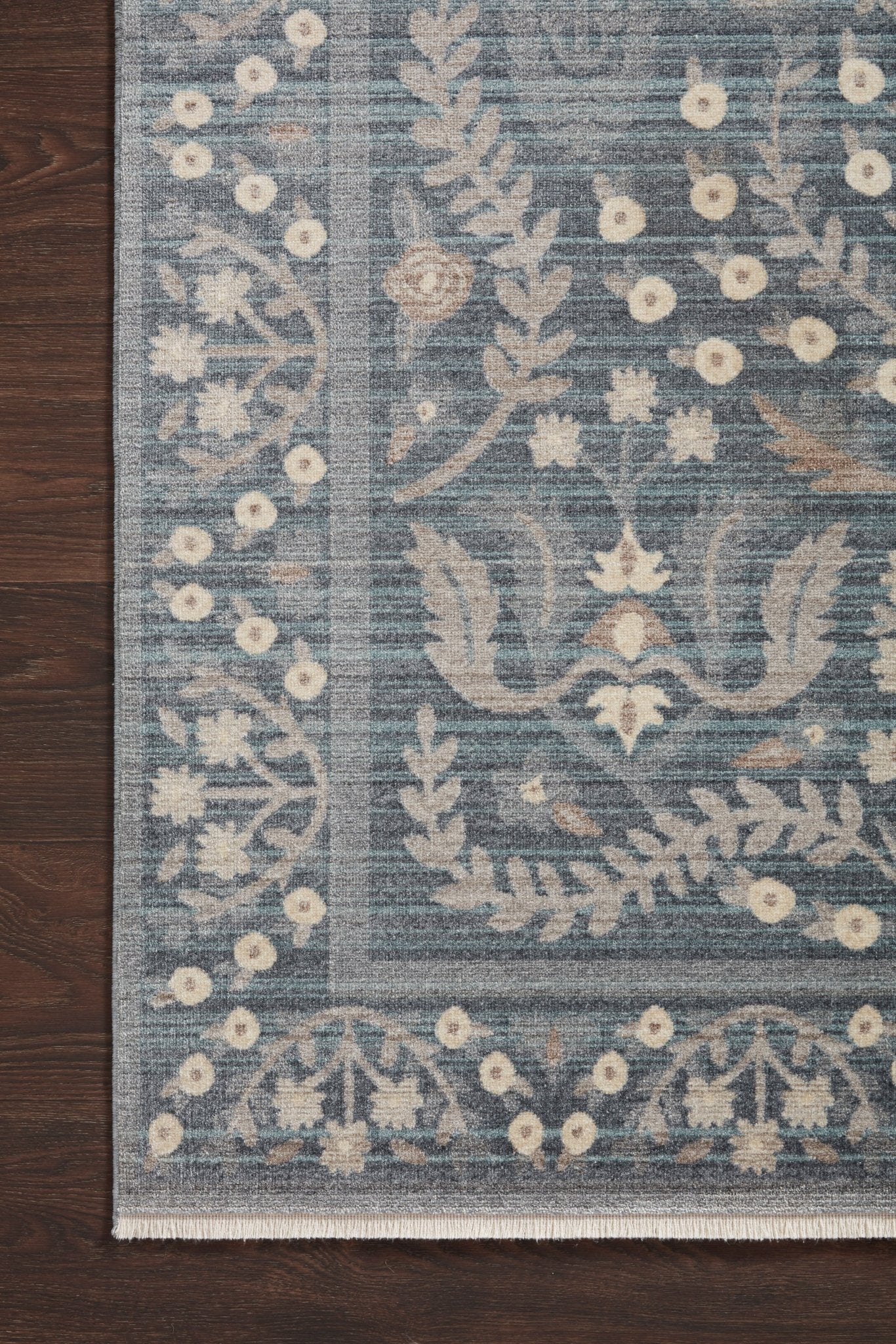 The Anika Navy Rug by Riffle Co Paper x Loloi - Plain Jane Interiors
