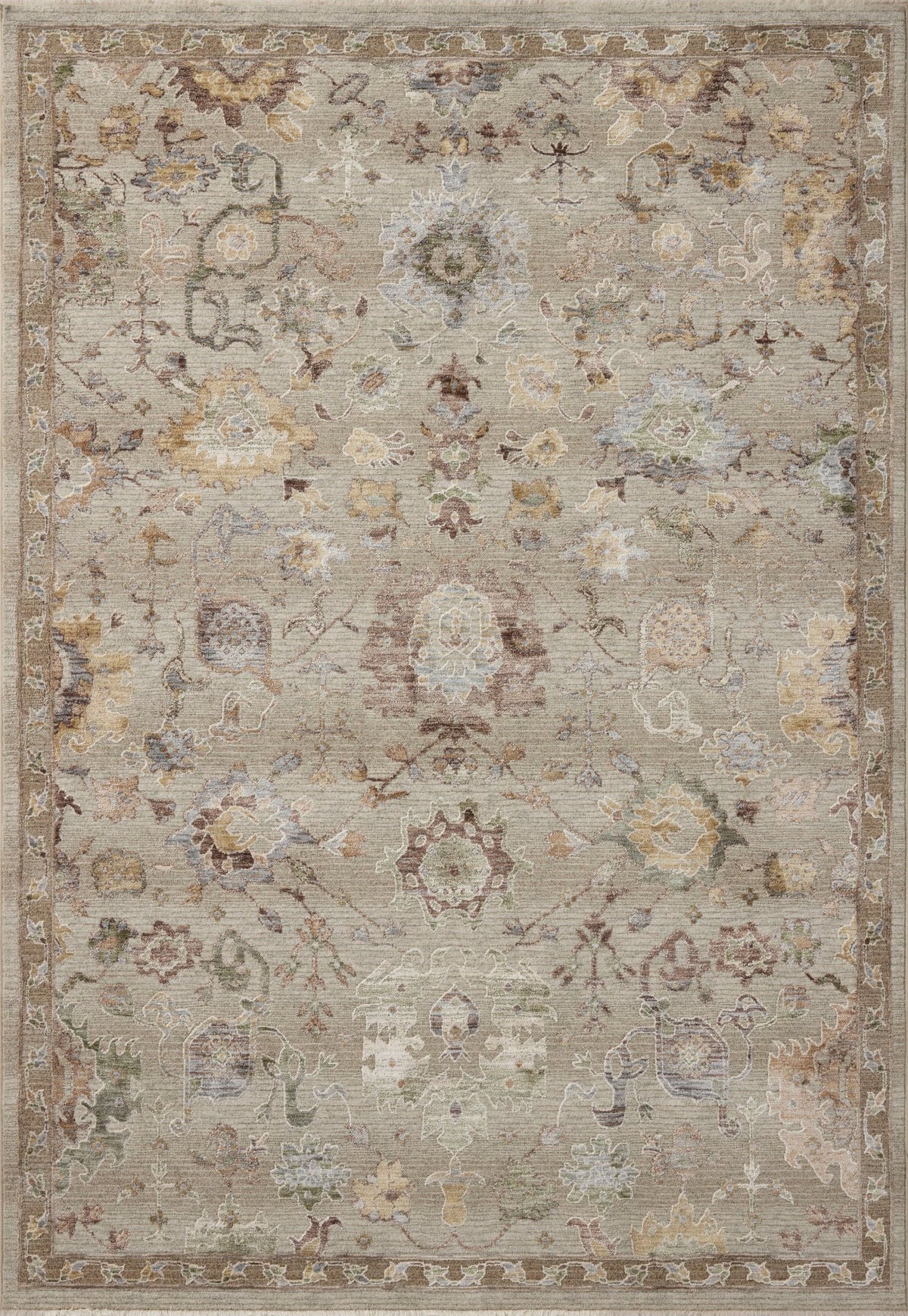 The Aylin Rug 02 | Fog/Plum - Plain Jane Interiors