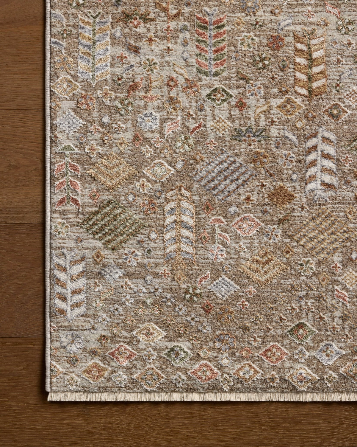 The Aylin Rug 09 | Mushroom/Multi - Plain Jane Interiors