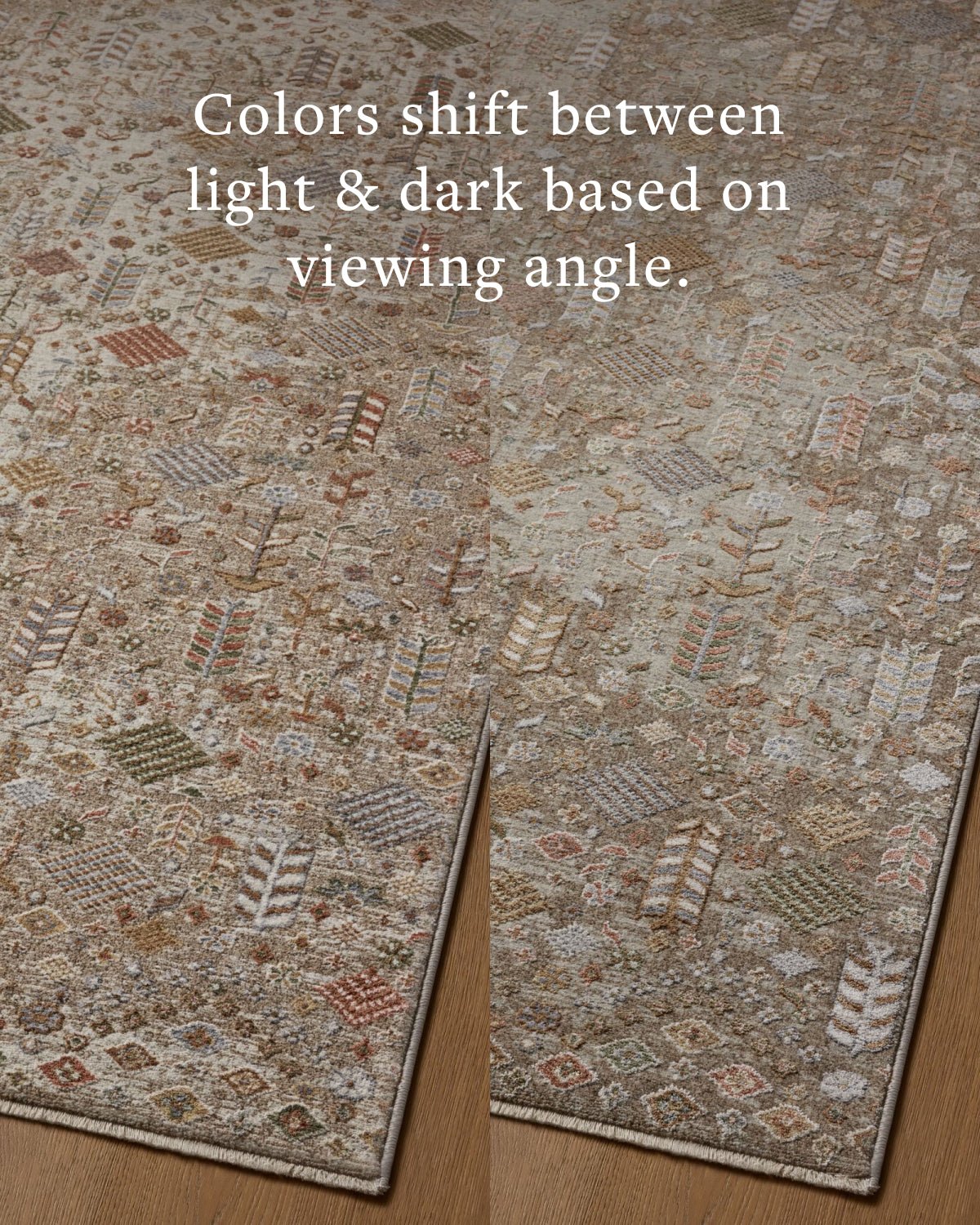 The Aylin Rug 09 | Mushroom/Multi - Plain Jane Interiors