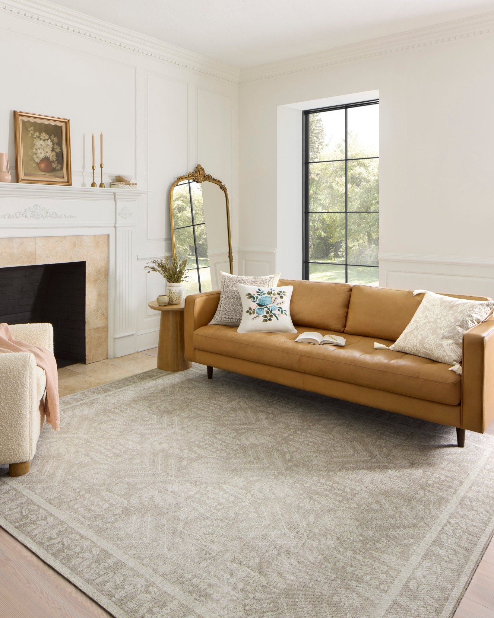 The Bough Natural Rug by Riffle Co Paper x Loloi - Plain Jane Interiors