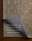 The Edinburgh Rug in SAND / GREEN | Rifle Paper Co x Loloi - Plain Jane Interiors