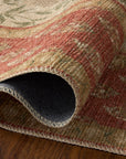 The Edinburgh Rug in SAND / GREEN | Rifle Paper Co x Loloi - Plain Jane Interiors