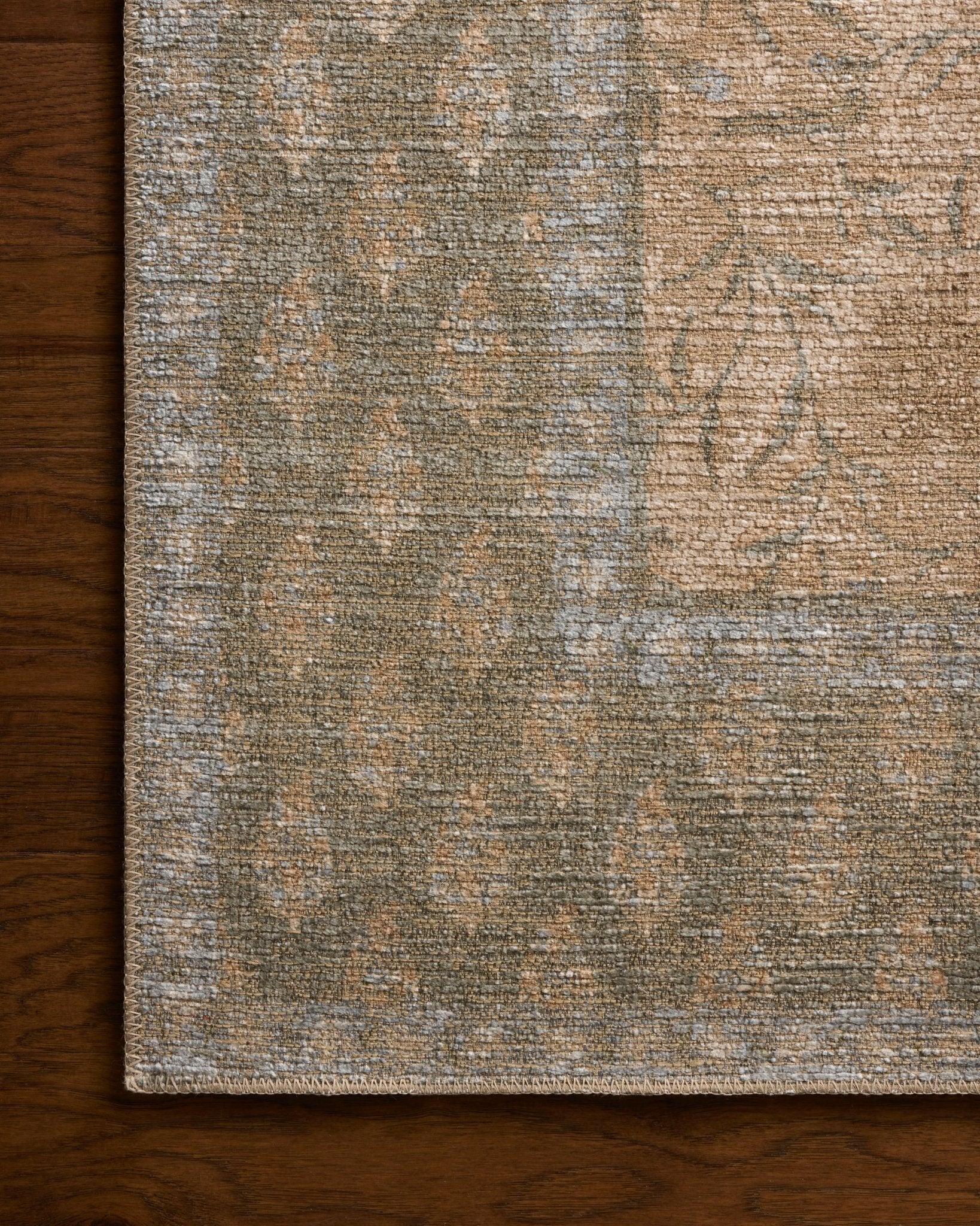 The Edinburgh Rug in SAND / GREEN | Rifle Paper Co x Loloi - Plain Jane Interiors