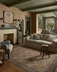 The Edinburgh Rug in TAN / OLIVE | Rifle Paper Co x Loloi - Plain Jane Interiors