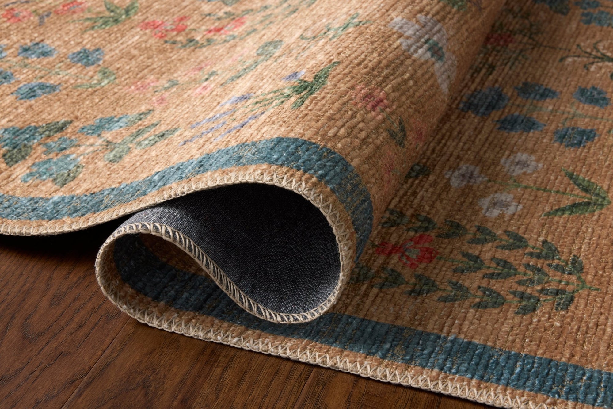 The Edinburgh Rug in WHEAT / MULTI | Rifle Paper Co x Loloi - Plain Jane Interiors