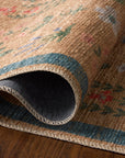 The Edinburgh Rug in WHEAT / MULTI | Rifle Paper Co x Loloi - Plain Jane Interiors