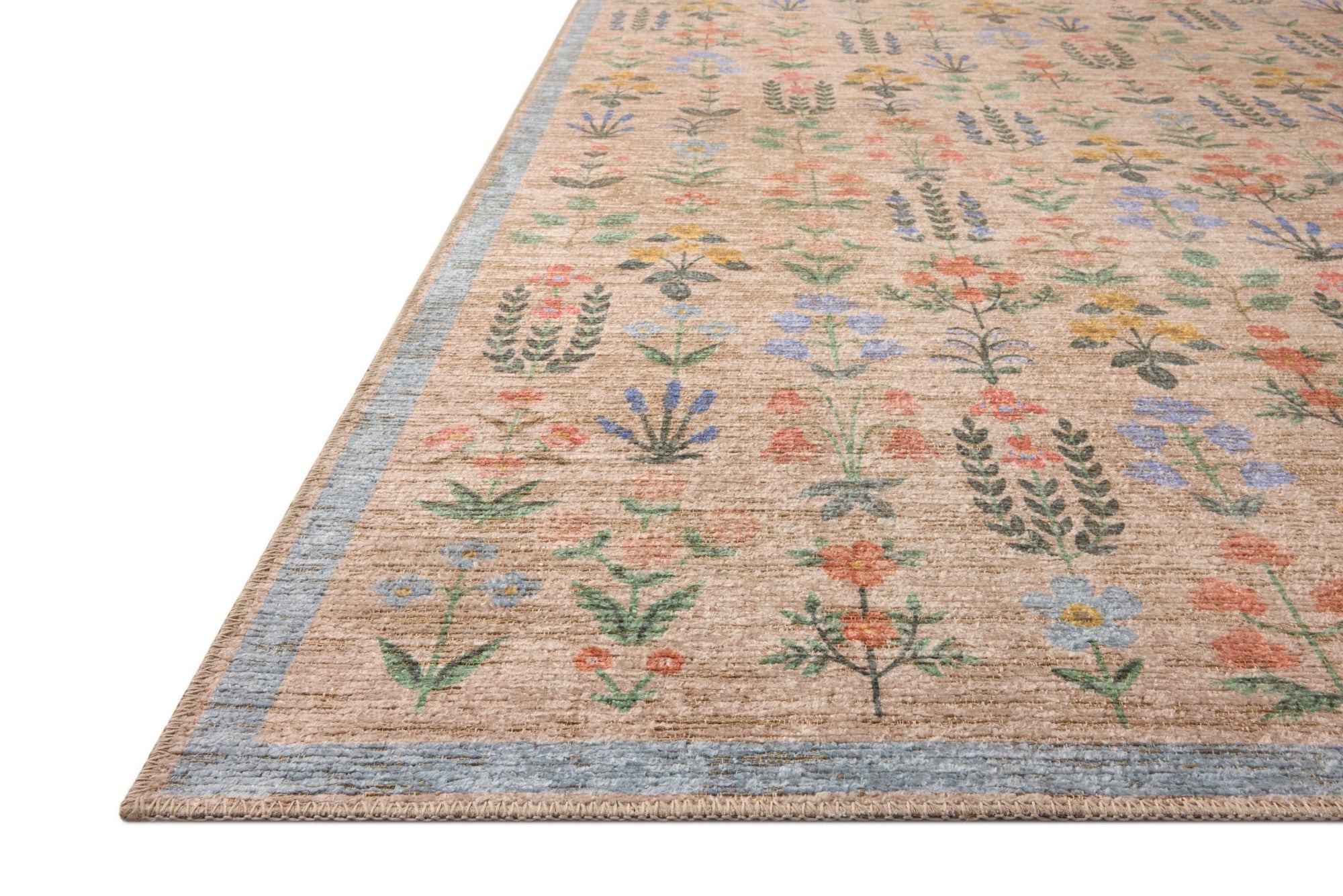 The Edinburgh Rug in WHEAT / MULTI | Rifle Paper Co x Loloi - Plain Jane Interiors