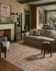 The Edinburgh Rug in WHEAT / MULTI | Rifle Paper Co x Loloi - Plain Jane Interiors