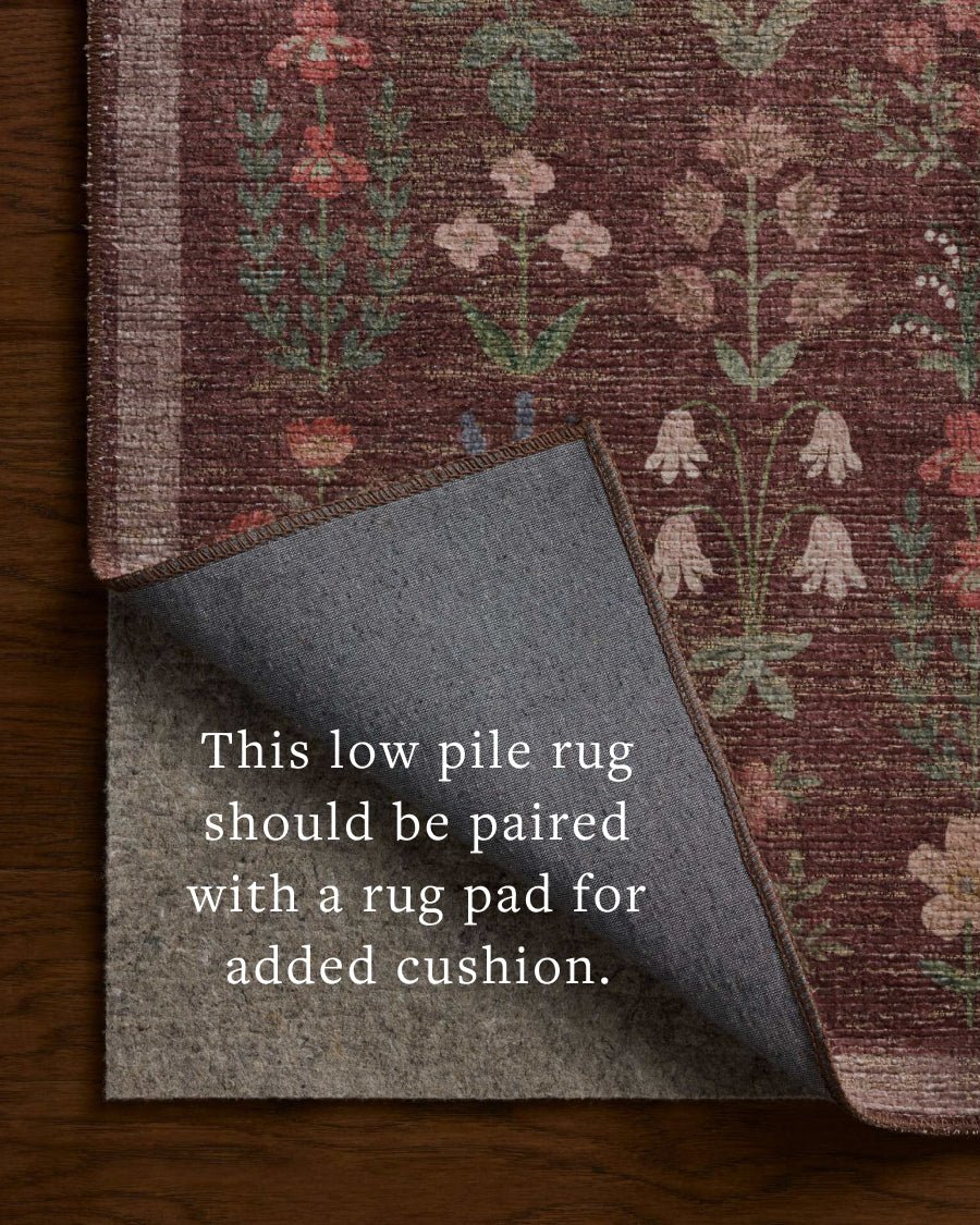 The Edinburgh Rug in WHEAT / MULTI | Rifle Paper Co x Loloi - Plain Jane Interiors