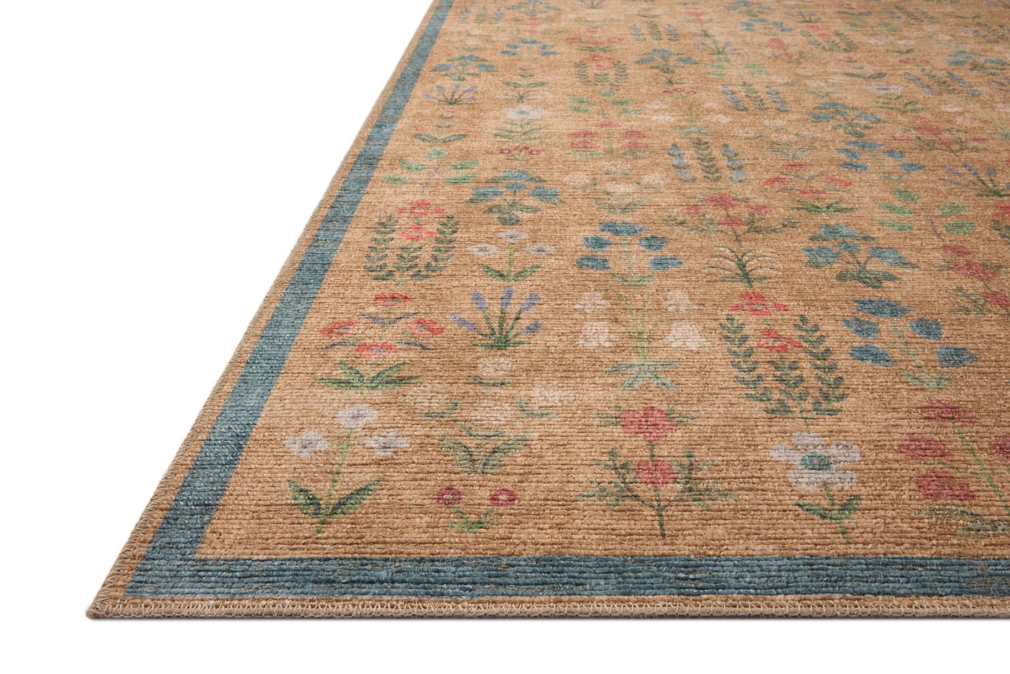 The Edinburgh Rug in WHEAT / MULTI | Rifle Paper Co x Loloi - Plain Jane Interiors