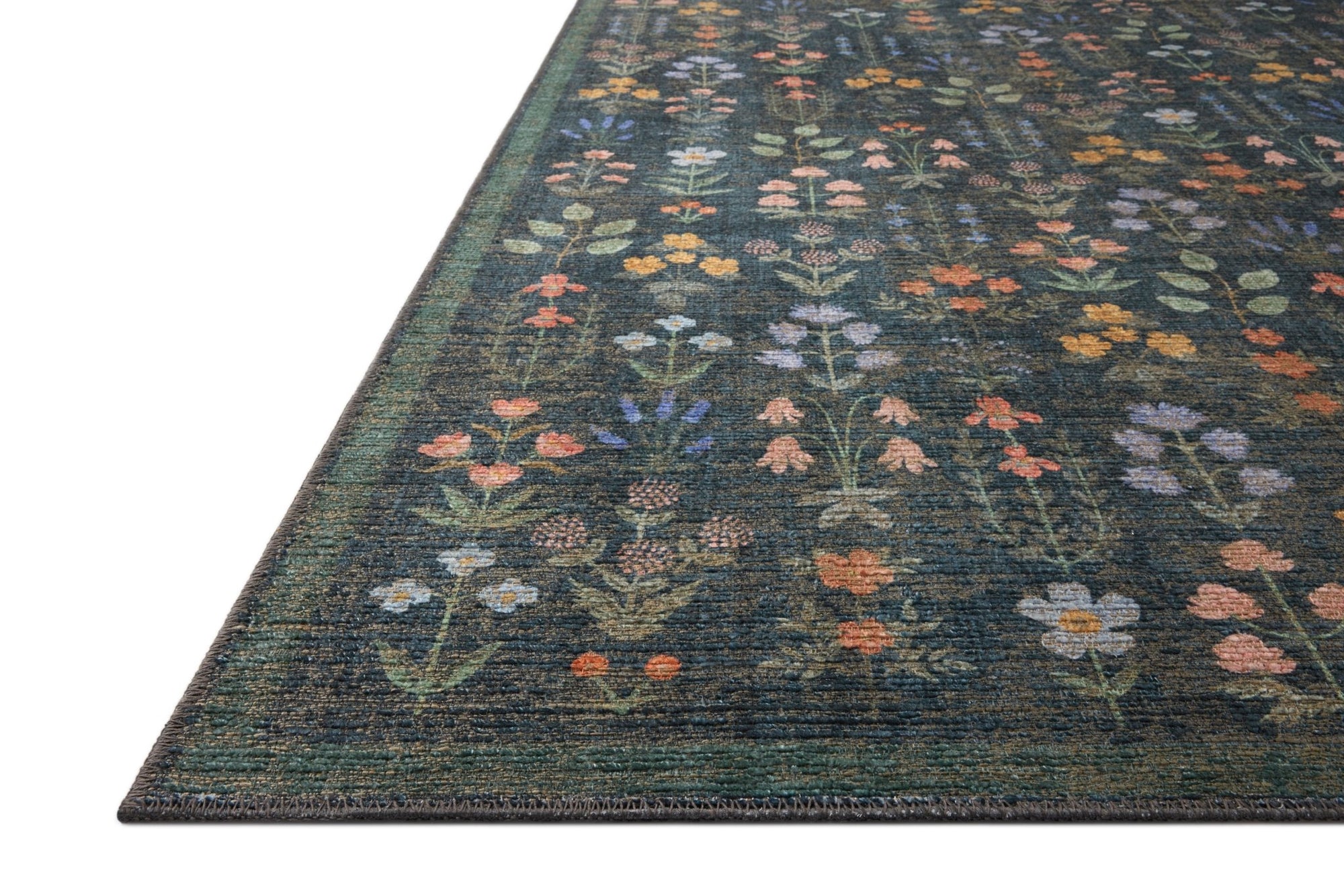 The Edinburgh Rug in WHEAT / MULTI | Rifle Paper Co x Loloi - Plain Jane Interiors