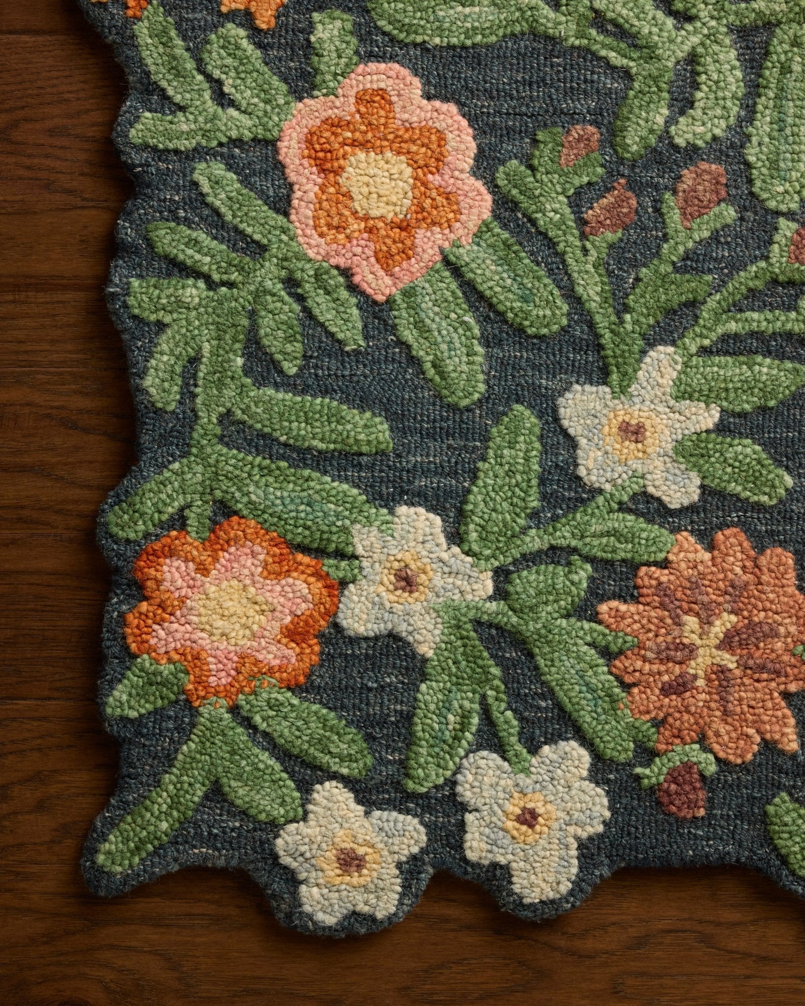 The Edith Rug in NAVY / MULTI | Rifle Paper Co x Loloi - Plain Jane Interiors
