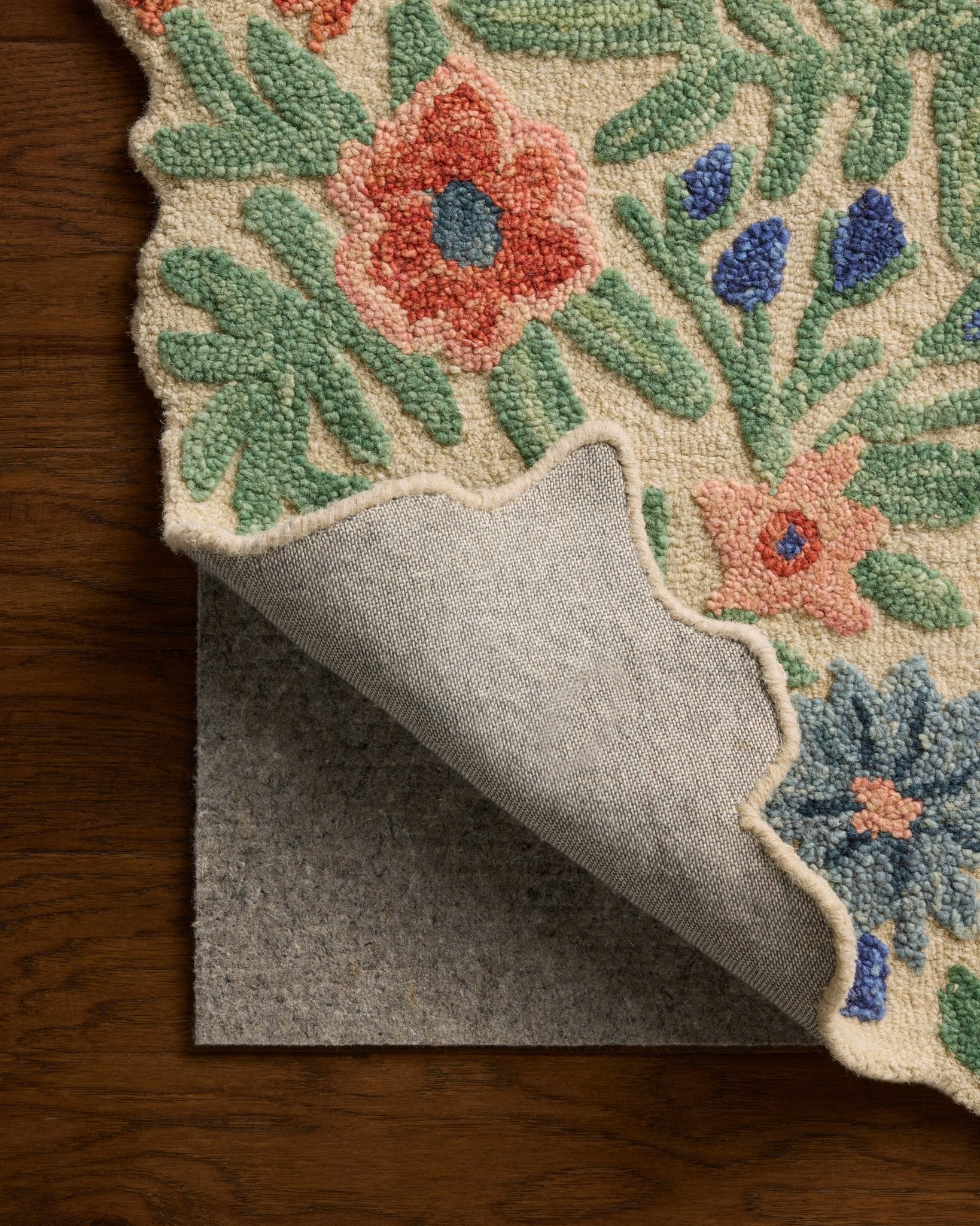 The Edith Rug in NAVY / MULTI | Rifle Paper Co x Loloi - Plain Jane Interiors
