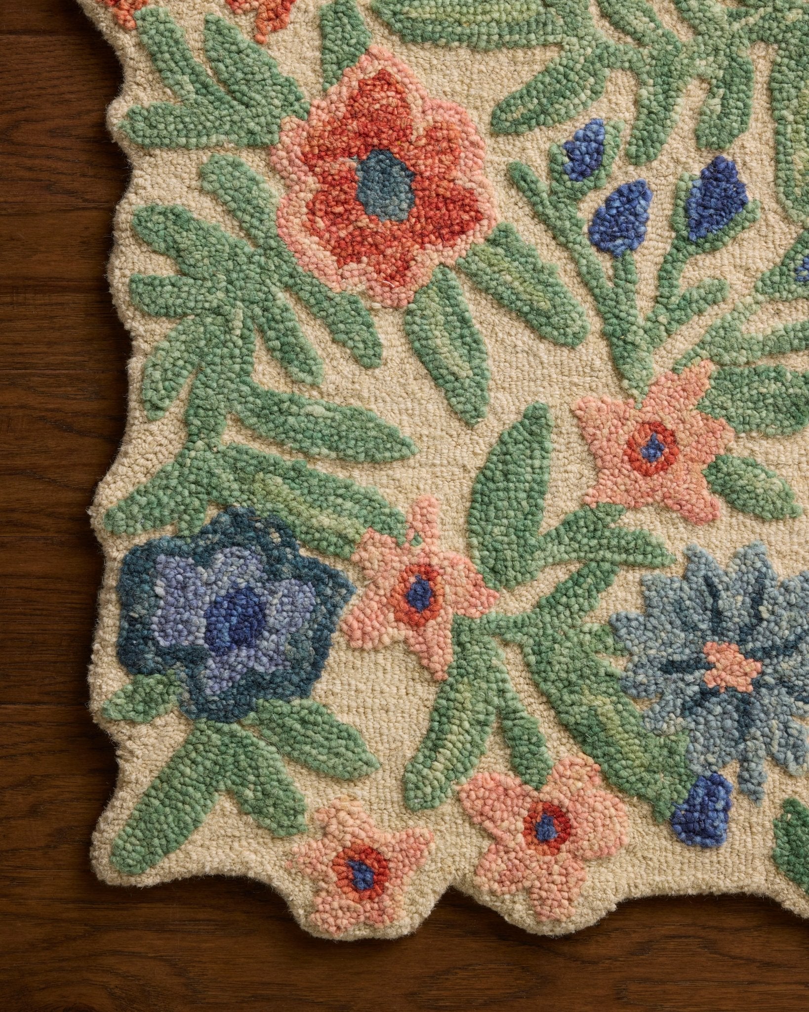 The Edith Rug in NAVY / MULTI | Rifle Paper Co x Loloi - Plain Jane Interiors