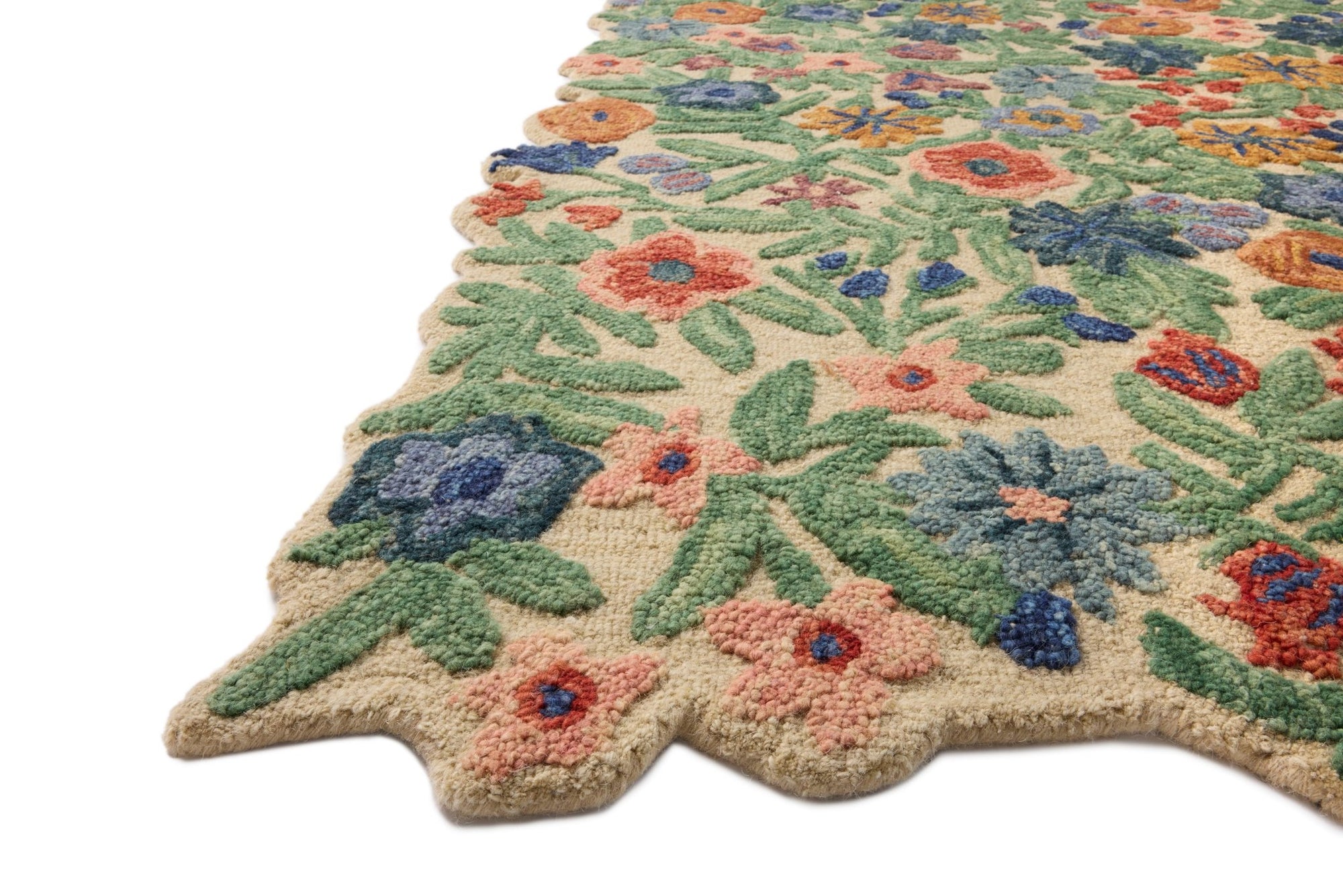 The Edith Rug in NAVY / MULTI | Rifle Paper Co x Loloi - Plain Jane Interiors