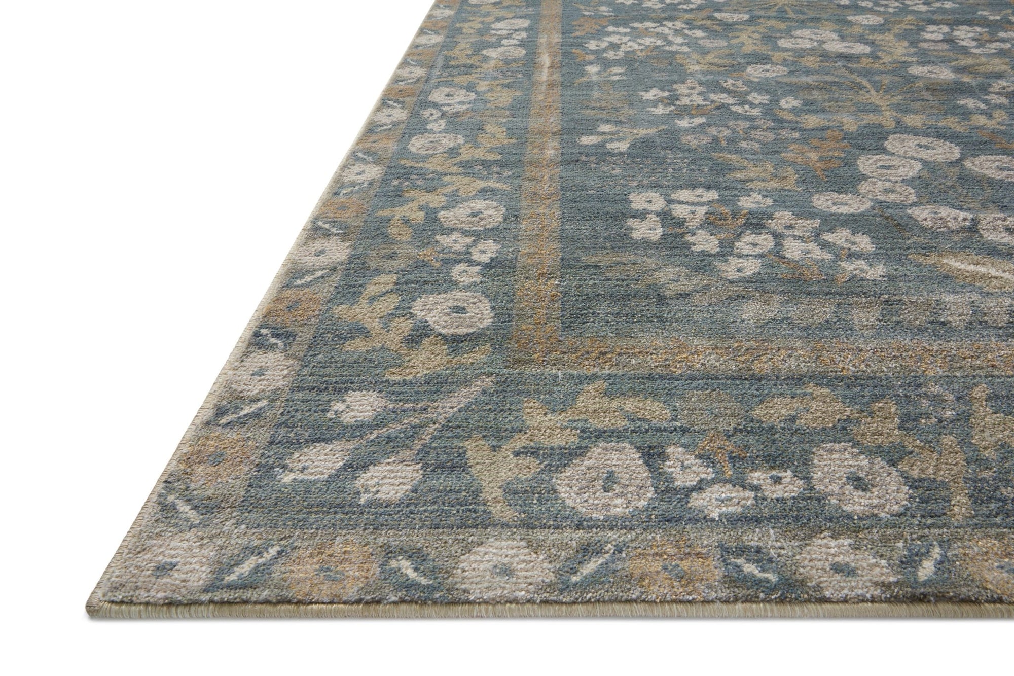 The Florence Slate / Sage Rug by Riffle Co Paper x Loloi - Plain Jane Interiors