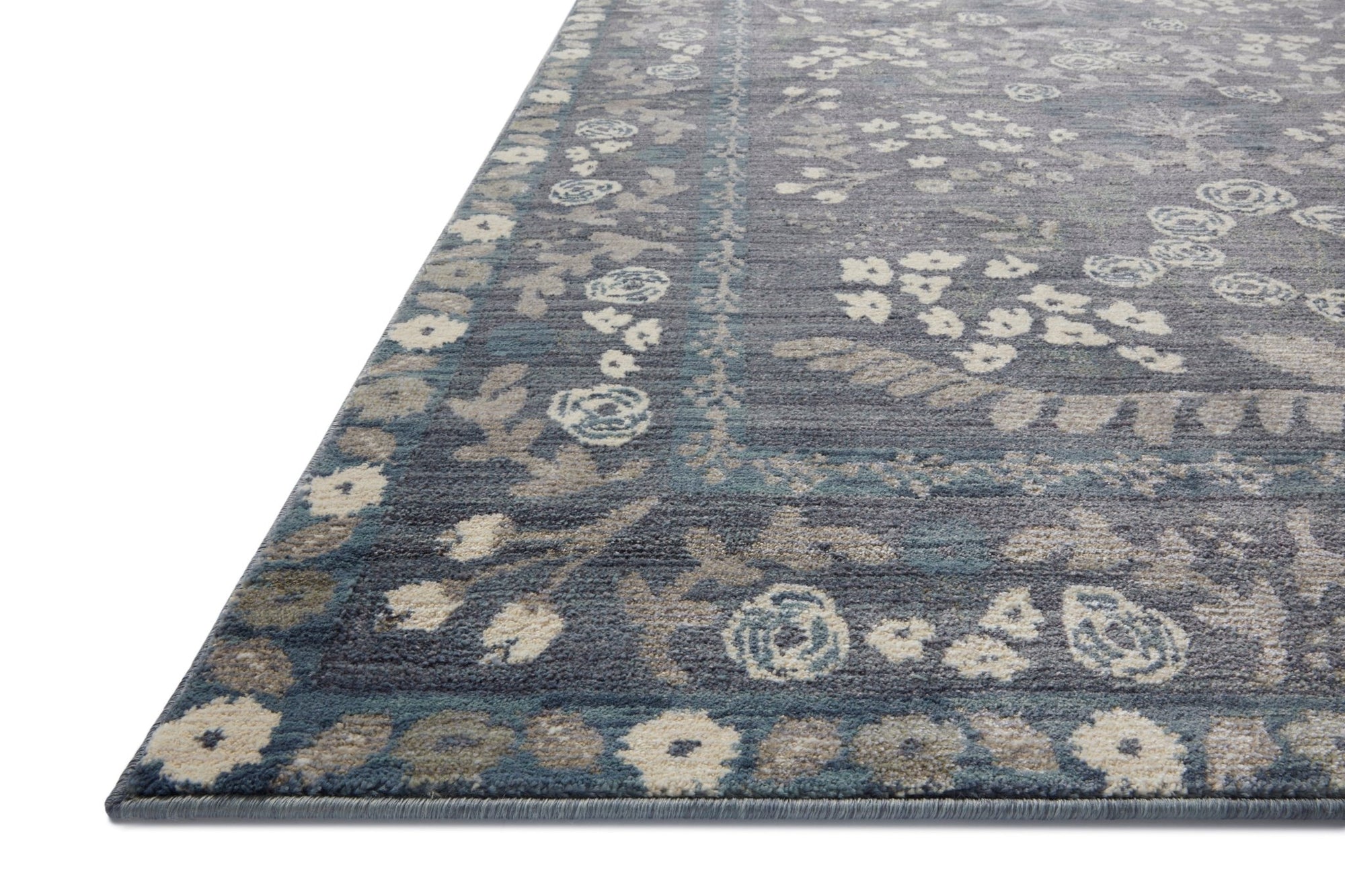 The Florence Slate / Sage Rug by Riffle Co Paper x Loloi - Plain Jane Interiors