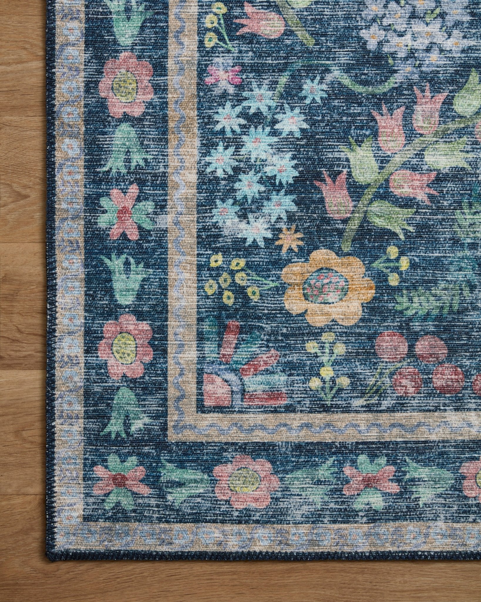 The Frances Red Rug by Riffle Co Paper x Loloi - Plain Jane Interiors