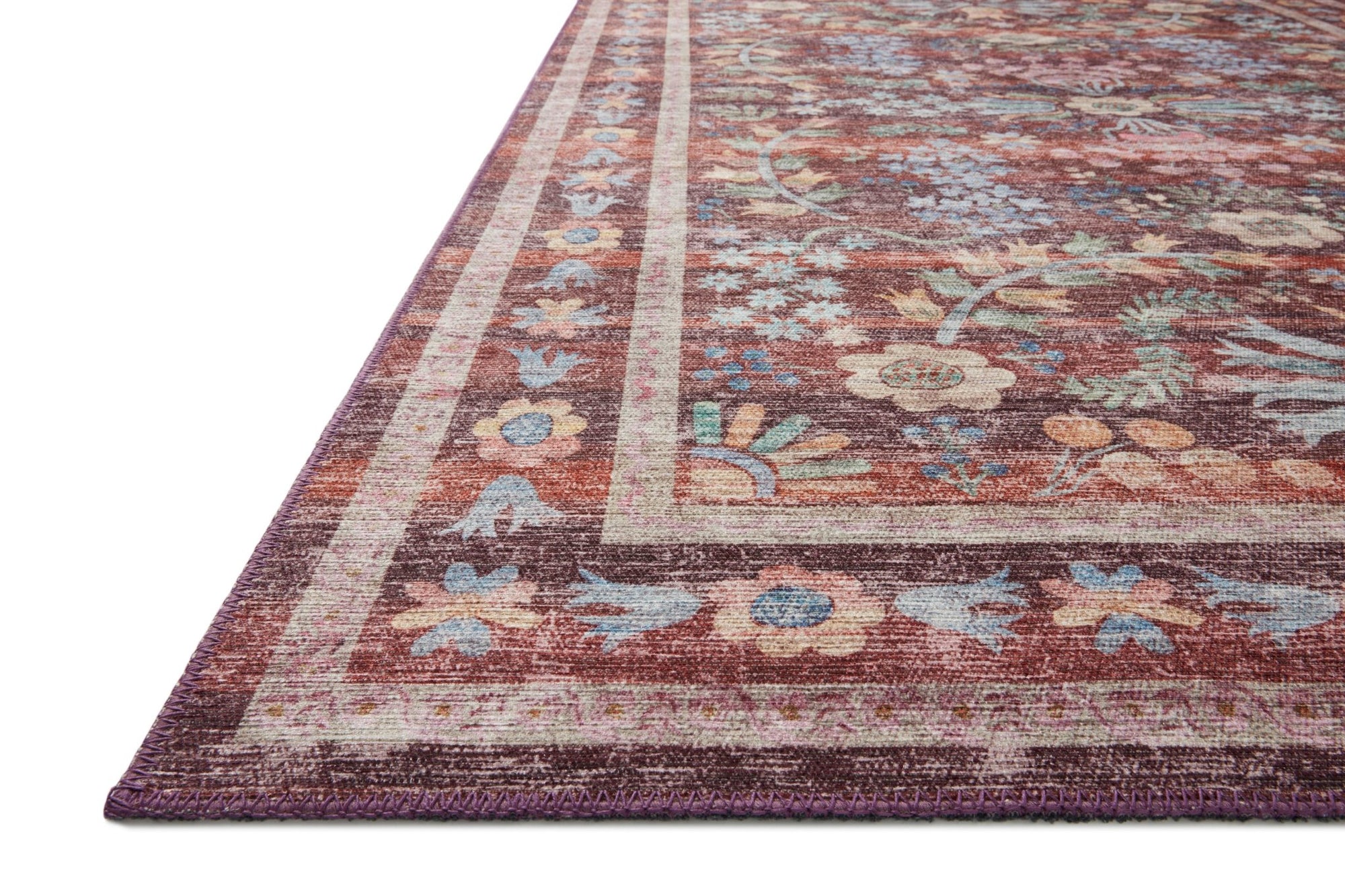 The Frances Red Rug by Riffle Co Paper x Loloi - Plain Jane Interiors