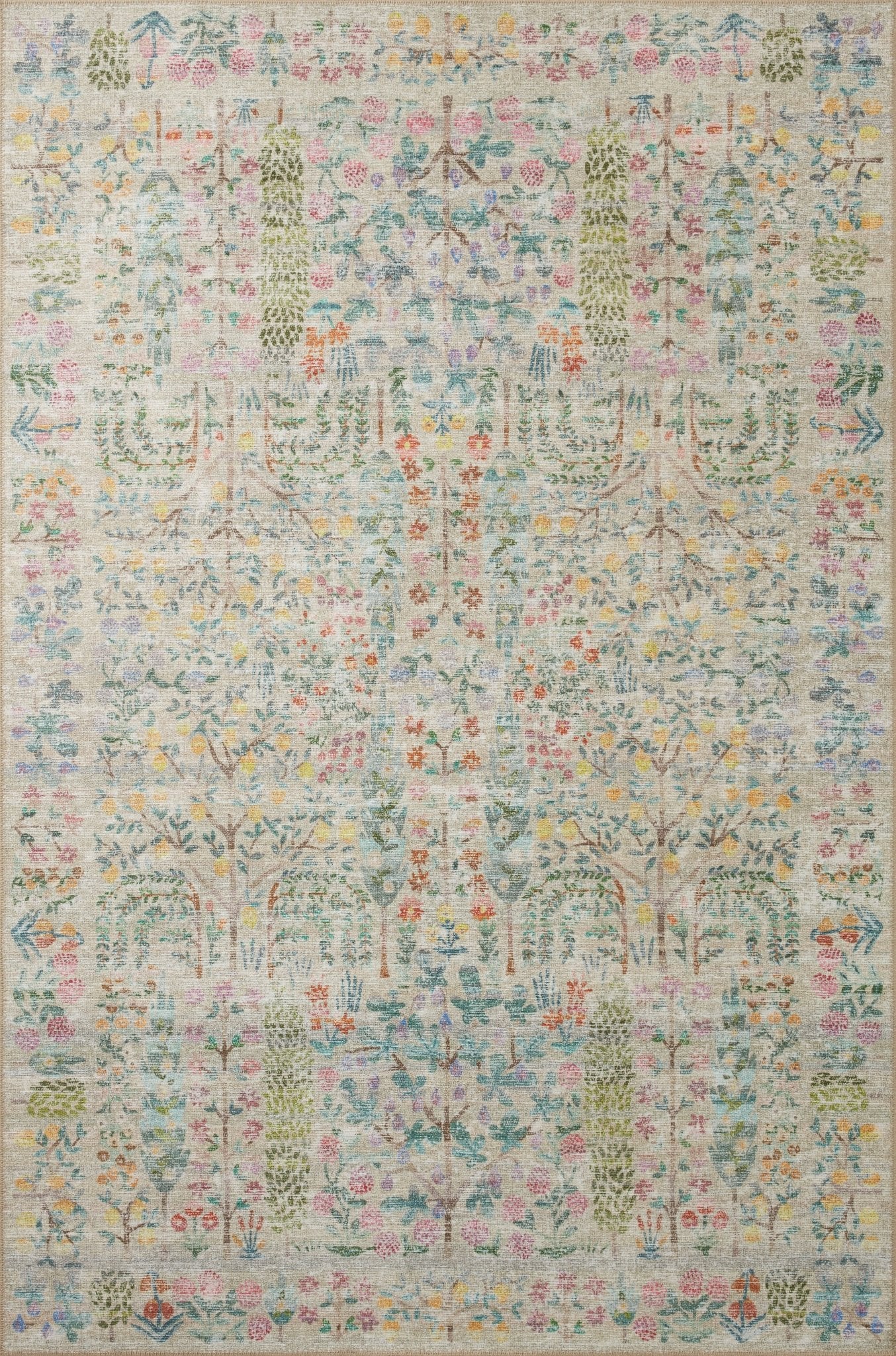 The Grove Khaki Rug by Riffle Co Paper x Loloi - Plain Jane Interiors