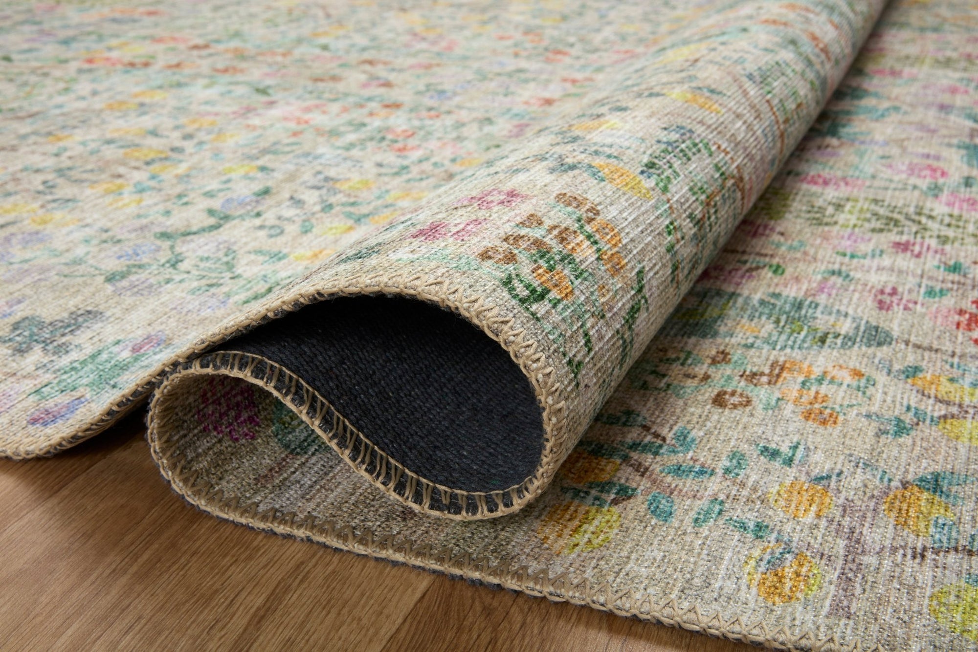 The Grove Khaki Rug by Riffle Co Paper x Loloi - Plain Jane Interiors