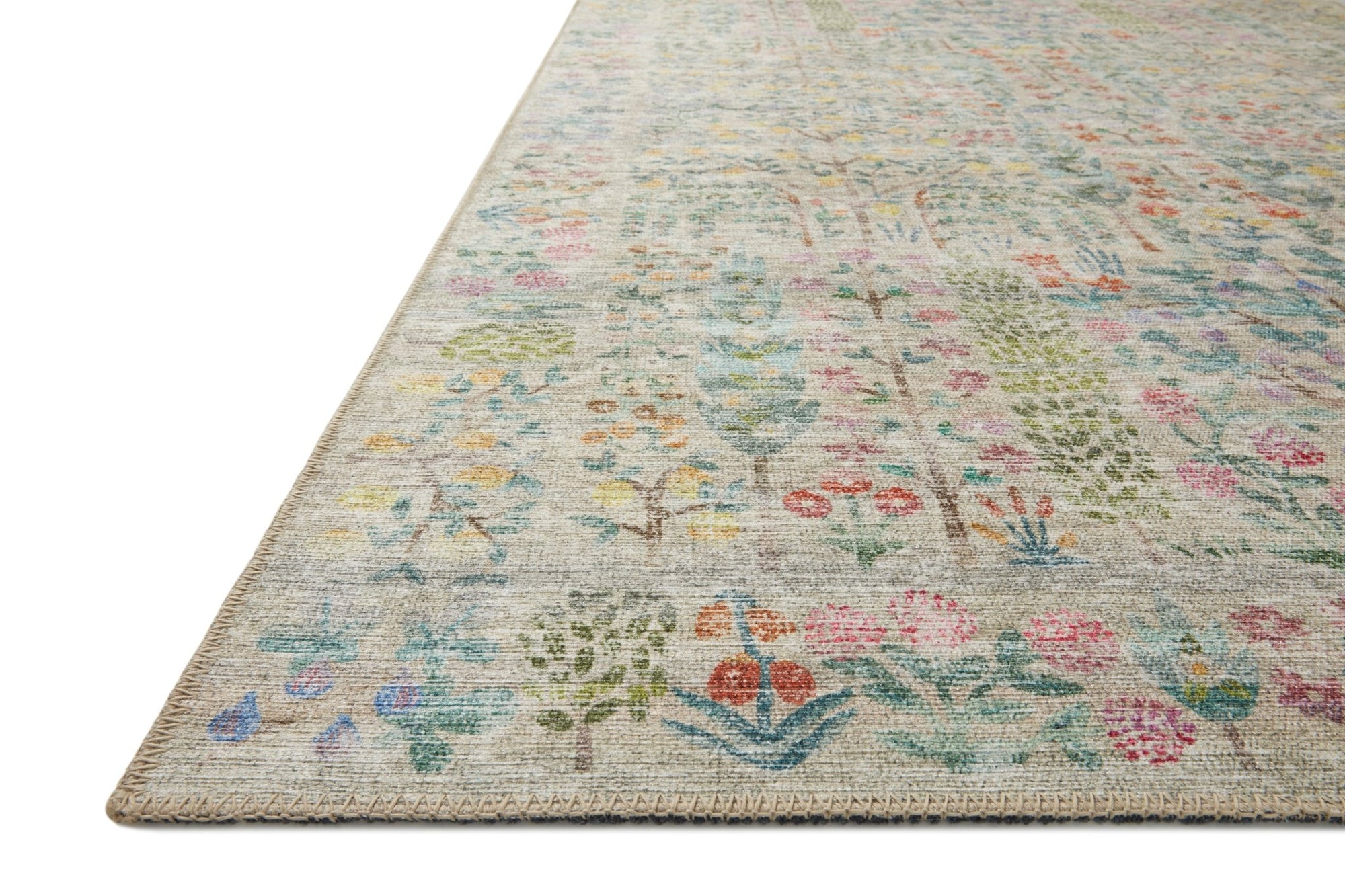 The Grove Khaki Rug by Riffle Co Paper x Loloi - Plain Jane Interiors
