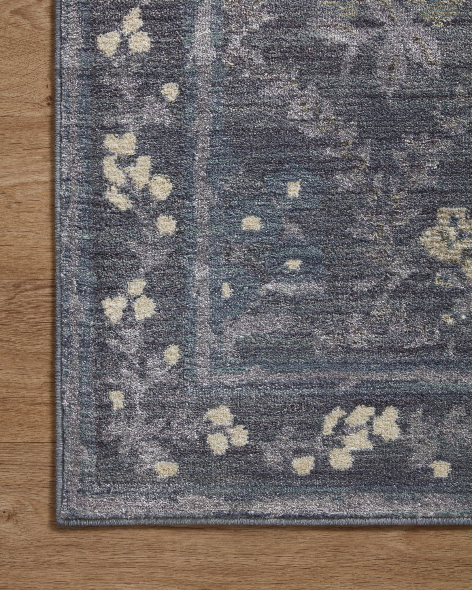 The Hawthorne Navy Rug by Riffle Co Paper x Loloi - Plain Jane Interiors