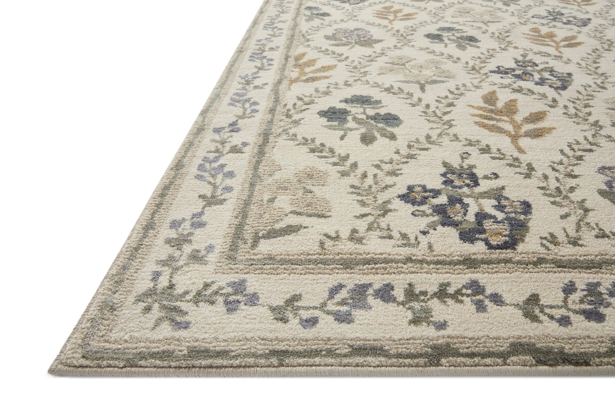 The Hawthorne Navy Rug by Riffle Co Paper x Loloi - Plain Jane Interiors