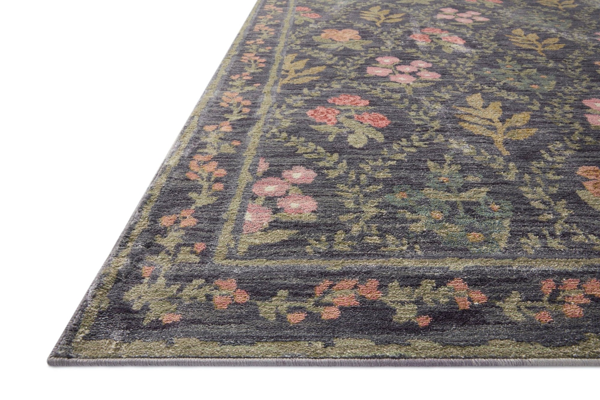 The Hawthorne Navy Rug by Riffle Co Paper x Loloi - Plain Jane Interiors