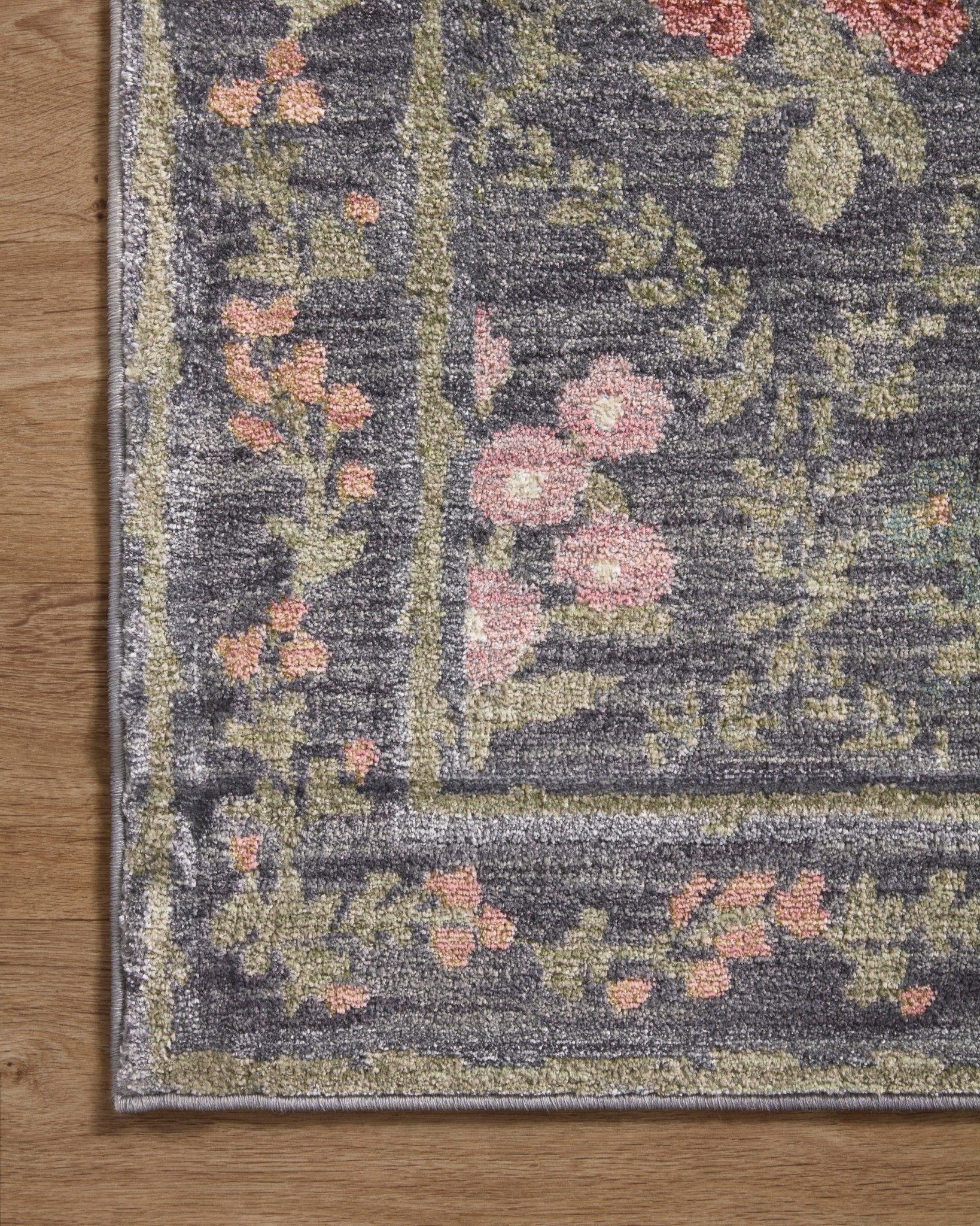 The Hawthorne Navy Rug by Riffle Co Paper x Loloi - Plain Jane Interiors