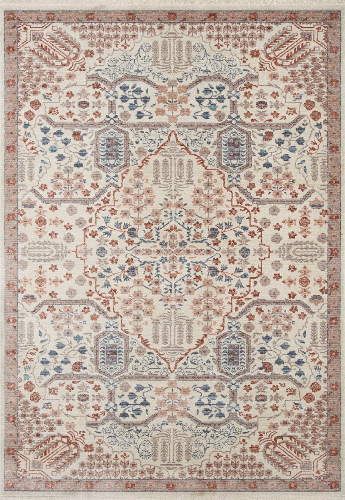 The Isa Rust Rug by Riffle Co Paper x Loloi - Plain Jane Interiors
