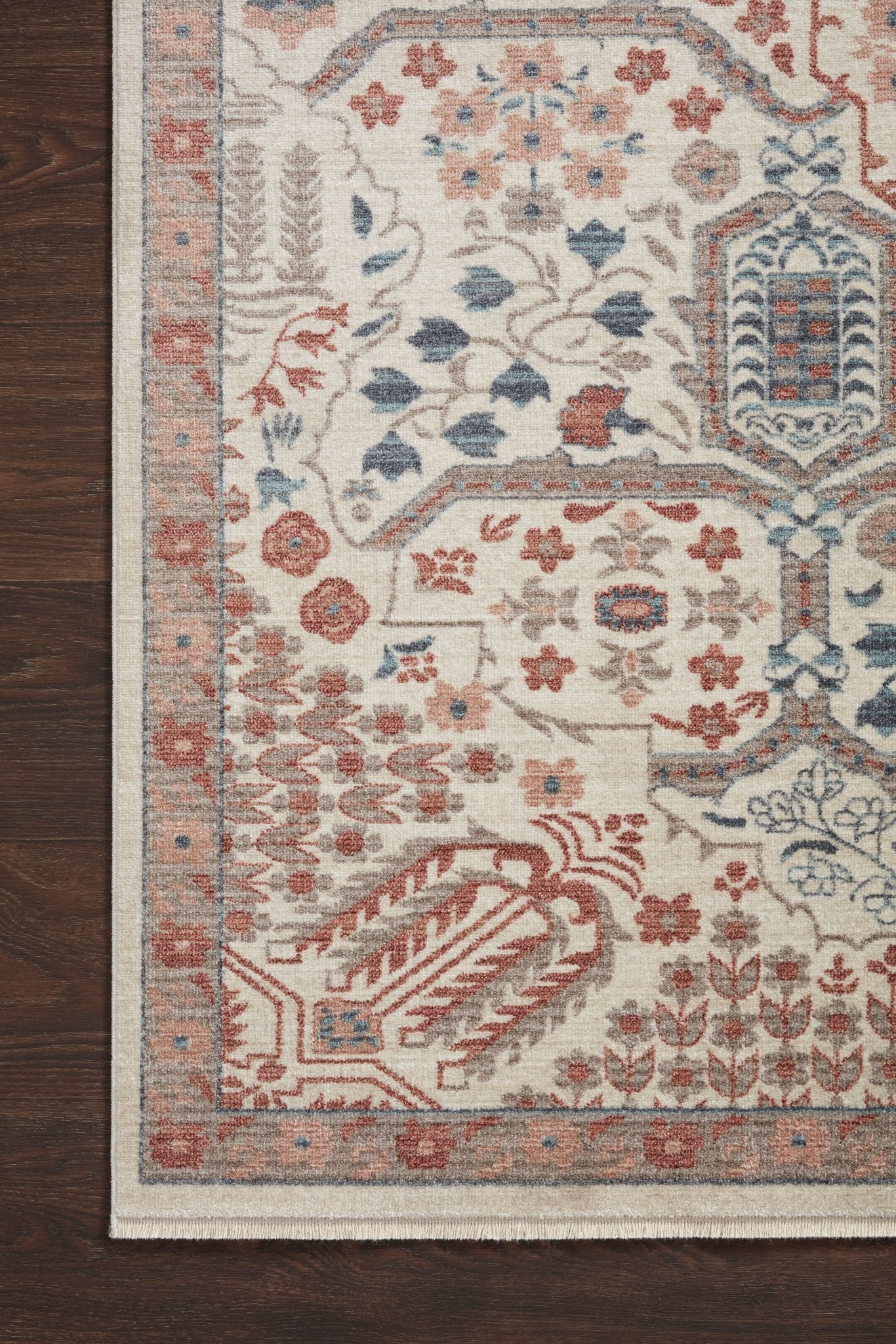 The Isa Rust Rug by Riffle Co Paper x Loloi - Plain Jane Interiors
