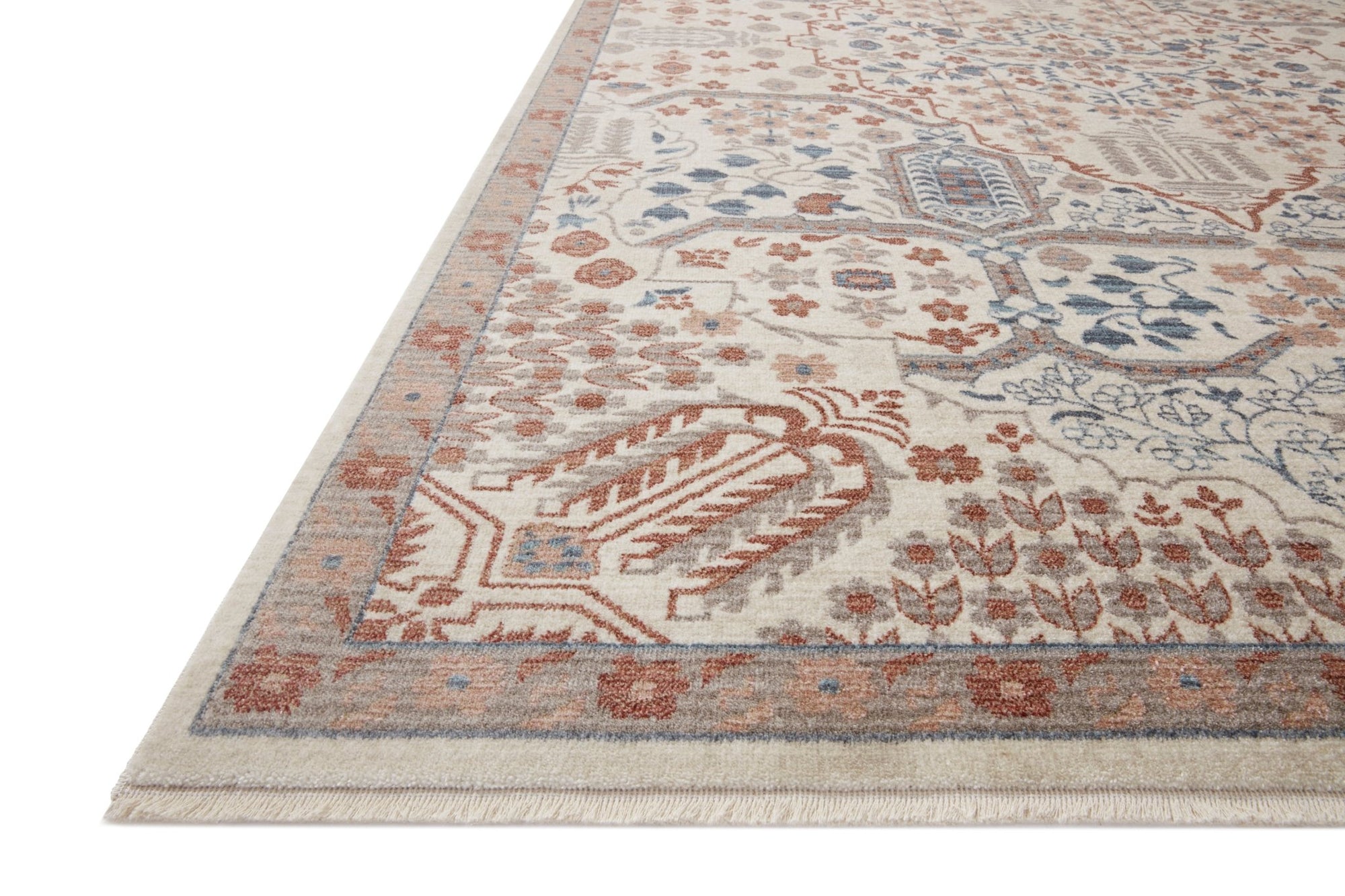 The Isa Rust Rug by Riffle Co Paper x Loloi - Plain Jane Interiors