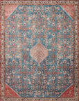 The Layla Rug 10 | Marine/Clay - Plain Jane Interiors