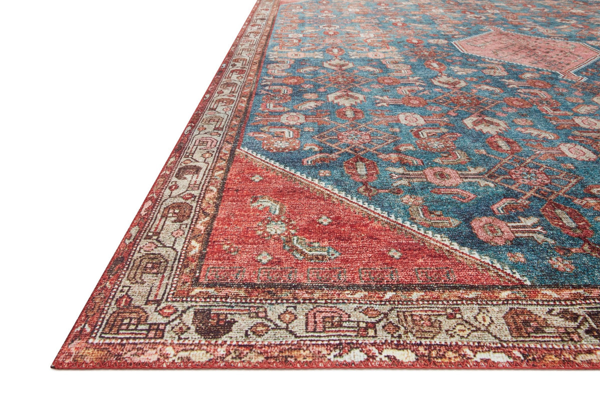 The Layla Rug 10 | Marine/Clay - Plain Jane Interiors
