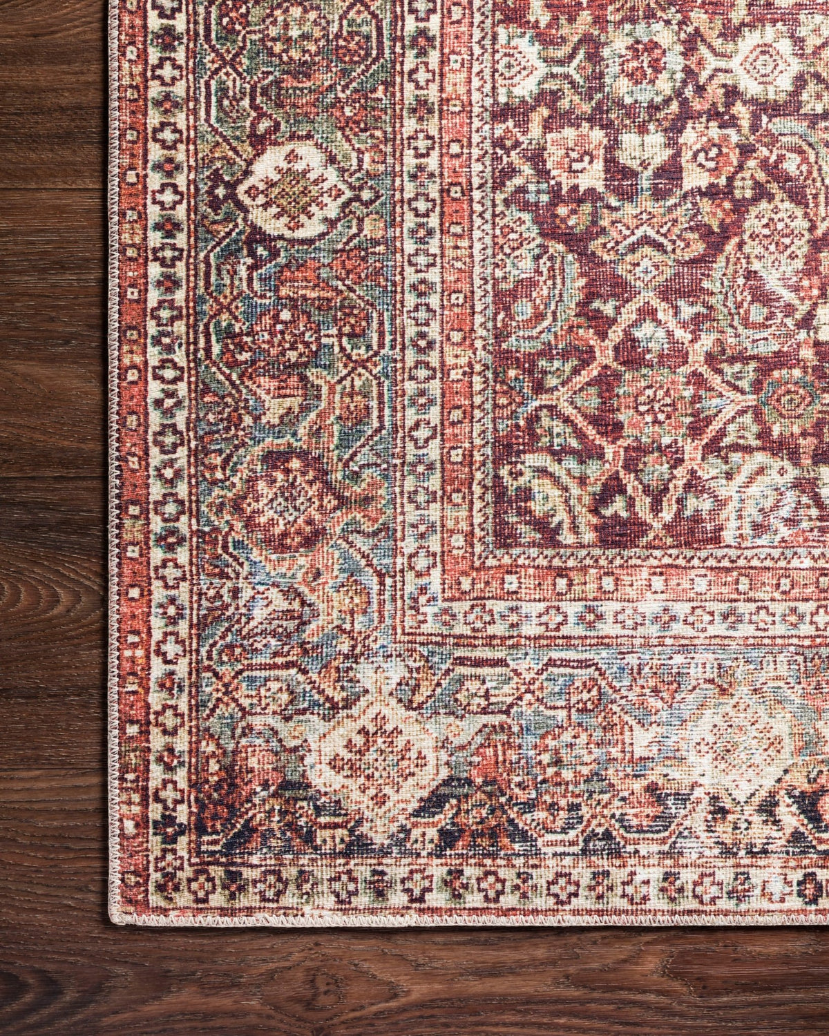 The Layla Rug 11 | Cinnamon/Sage - Plain Jane Interiors