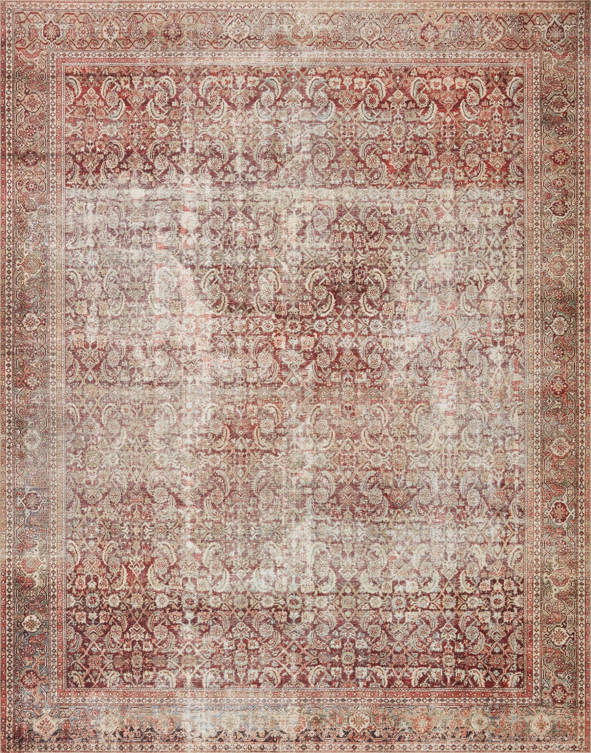 The Layla Rug 11 | Cinnamon/Sage - Plain Jane Interiors