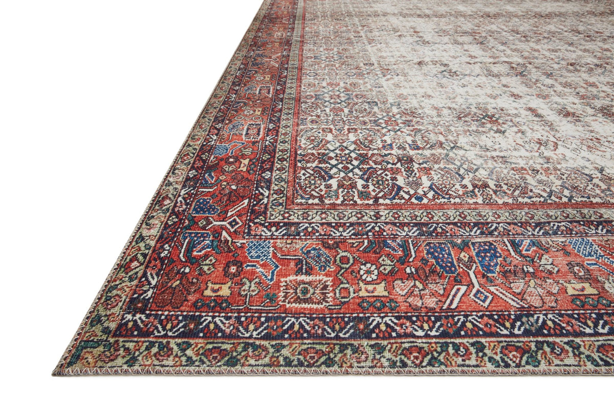 The Layla Rug 12 | Ivory/Brick - Plain Jane Interiors