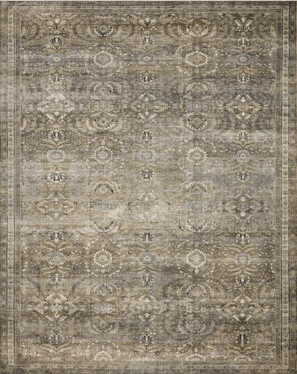 The Layla Rug 13 | Antique/Moss - Plain Jane Interiors