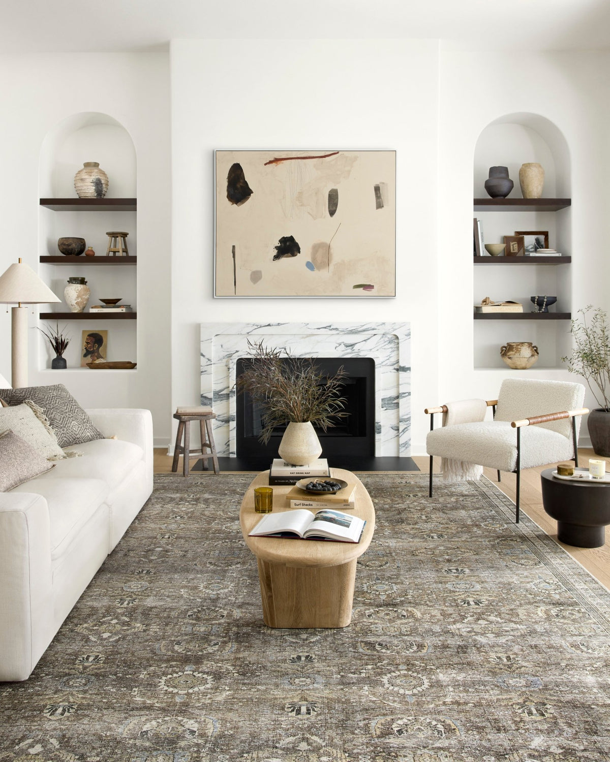 The Layla Rug 13 | Antique/Moss - Plain Jane Interiors
