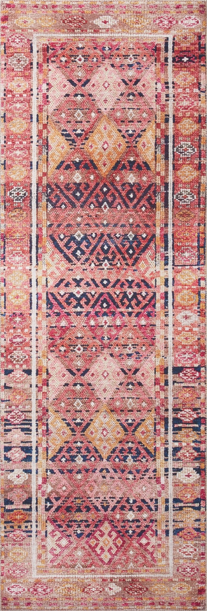 The Layla Rug 15 | Magenta/Multi - Plain Jane Interiors