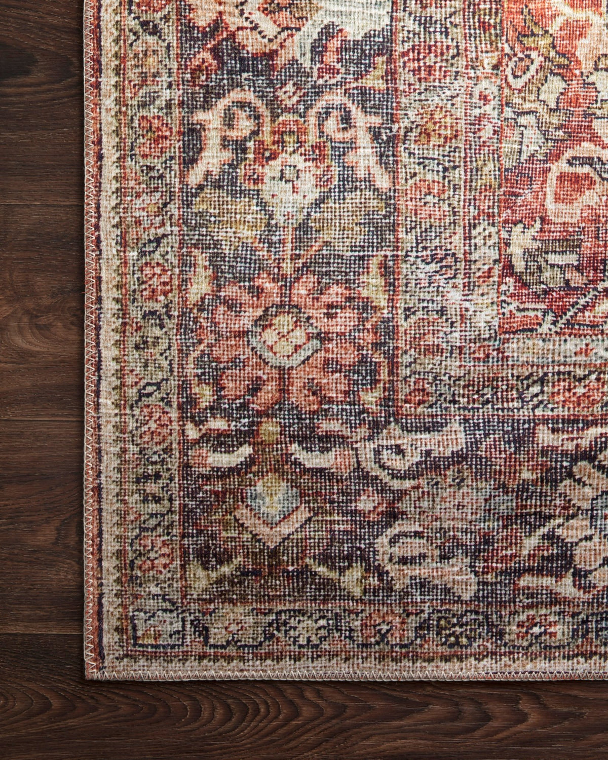 The Layla Rug 2 | Spice/Marine - Plain Jane Interiors