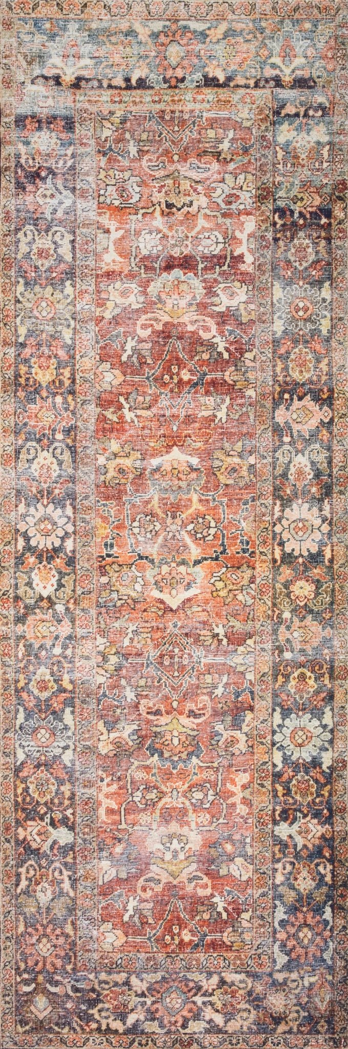 The Layla Rug 2 | Spice/Marine - Plain Jane Interiors